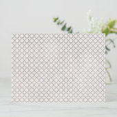 Beige islamische geometrische Muster (Stehend Vorderseite)