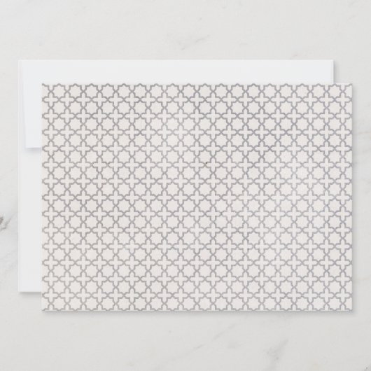 Beige islamische geometrische Muster (Vorderseite)