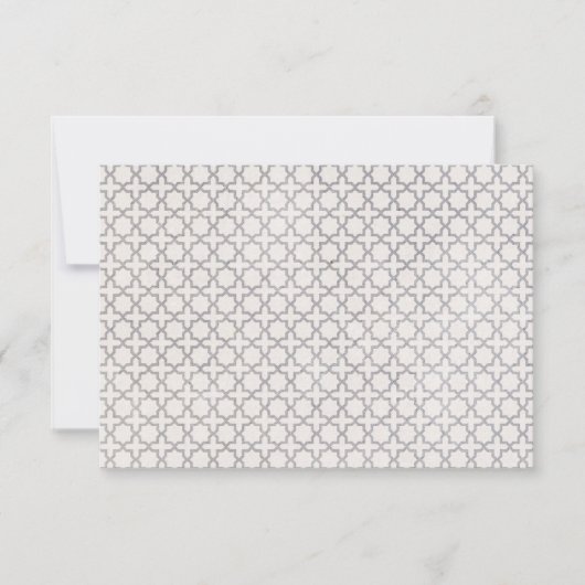 Beige islamische geometrische Muster (Vorderseite)