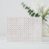 Beige islamische geometrische Muster (Stehend Vorderseite)