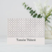 Beige islamische geometrische Muster (Stehend Vorderseite)