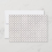 Beige islamische geometrische Muster (Rückseite)
