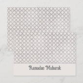 Beige islamische geometrische Muster (Vorne/Hinten)
