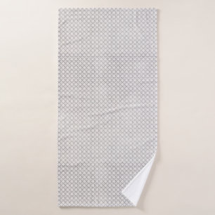 Beige islamische geometrische Muster Badehandtuch