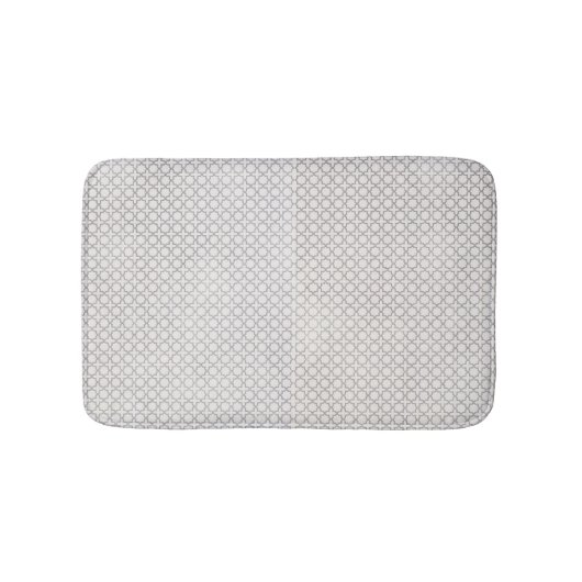Beige islamische geometrische Muster Badematte (Vorderseite)