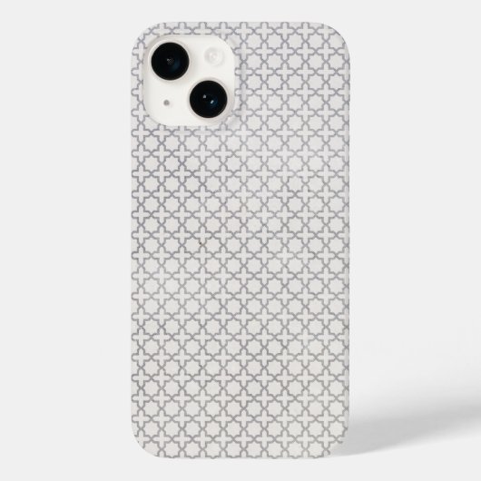 Beige islamische geometrische Muster Case-Mate iPhone Hülle (Rückseite)