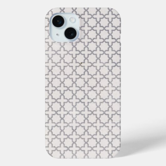 Beige islamische geometrische Muster Case-Mate iPhone Hülle (Rückseite)