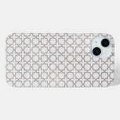 Beige islamische geometrische Muster Case-Mate iPhone Hülle (Rückseite (Horizontal))