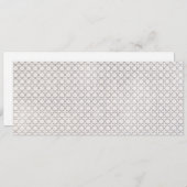 Beige islamische geometrische Muster Feiertagskarte (Vorne/Hinten)