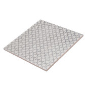 Beige islamische geometrische Muster Fliese (Seite)