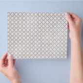 Beige islamische geometrische Muster Flyer (Hand)