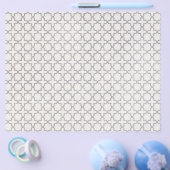 Beige islamische geometrische Muster Flyer (Einzeln)