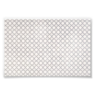 Beige islamische geometrische Muster Fotodruck