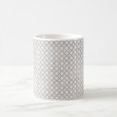 Beige islamische geometrische Muster Kaffeetasse (Mittel)