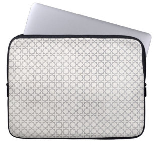 Beige islamische geometrische Muster Laptopschutzhülle