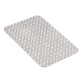 Beige islamische geometrische Muster Magnet (Rechte Seite)