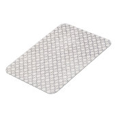 Beige islamische geometrische Muster Magnet (Linke Seite)