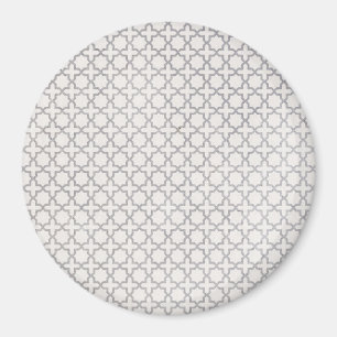 Beige islamische geometrische Muster Magnet