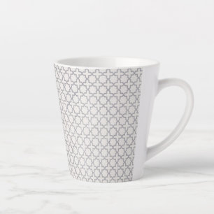 Beige islamische geometrische Muster Milchtasse