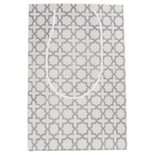 Beige islamische geometrische Muster Mittlere Geschenktüte