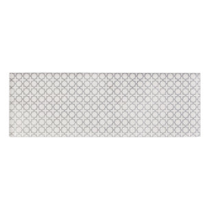 Beige islamische geometrische Muster Namenschild