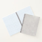 Beige islamische geometrische Muster Notizblock (Innenseite)