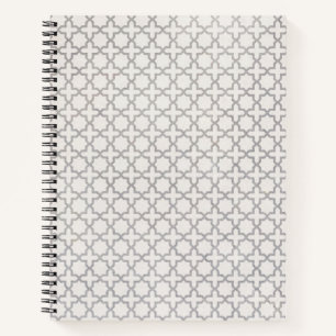 Beige islamische geometrische Muster Notizblock