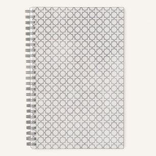 Beige islamische geometrische Muster Notizblock