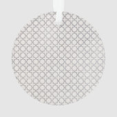 Beige islamische geometrische Muster Ornament (Rückseite)