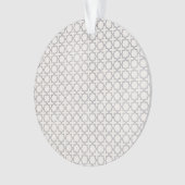 Beige islamische geometrische Muster Ornament (Vorderseite)