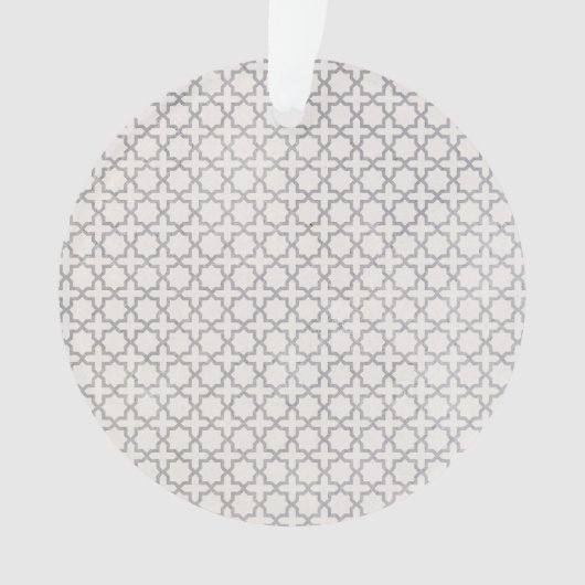 Beige islamische geometrische Muster Ornament (Vorderseite)