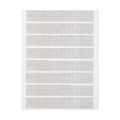 Beige islamische geometrische Muster Rundum-Adressaufkleber (Bogen)