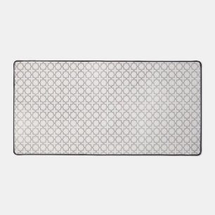 Beige islamische geometrische Muster Schreibtischunterlage