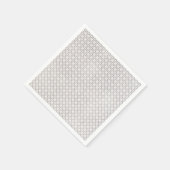 Beige islamische geometrische Muster Serviette (Ecke)
