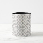 Beige islamische geometrische Muster Tasse (Zentrum)