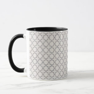 Beige islamische geometrische Muster Tasse