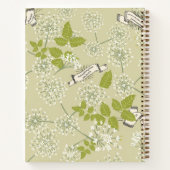 BEIGE Ivy Cicuta Notizblock (Rückseite)