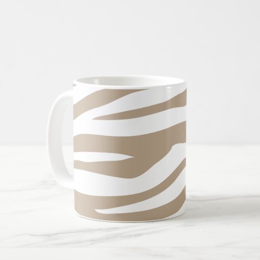Beige Kaffeetasse (Vorderseite Links)