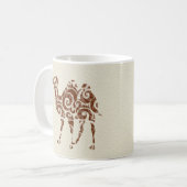 Beige Kamel Kaffeetasse (Vorderseite Links)