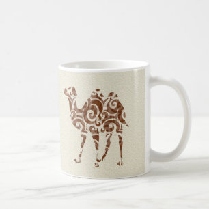 Beige Kamel Kaffeetasse