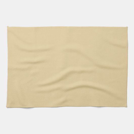 Beige, Kamel minimalistisch elegant Solid Farbe Geschirrtuch (Horizontal)