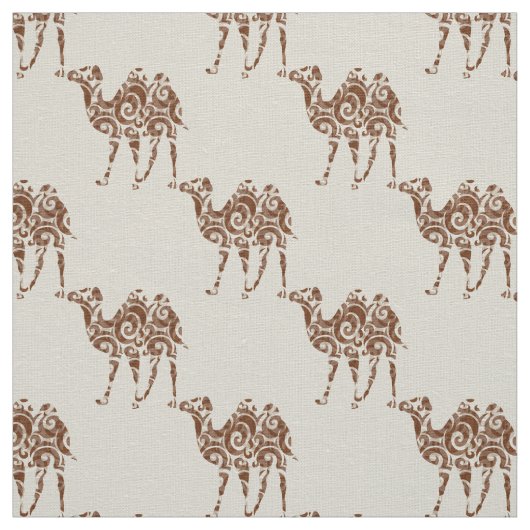 Beige Kamel Stoff (Muster)