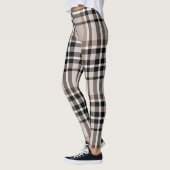 Beige Kariert Leggings (Links)