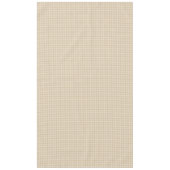 Beige Karo-Tischdecke Tischdecke (Vorderseite)