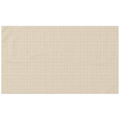 Beige Karo-Tischdecke Tischdecke (Vorderseite (Horizontal))