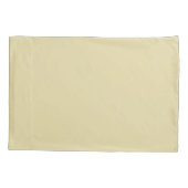 Beige Kissenbezug (Rückseite)