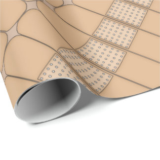 Beige klebende Verband-Krankenschwestern Geschenkpapier