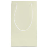 Beige kleine Geschenktasche Geschenktüte (Vorderseite)