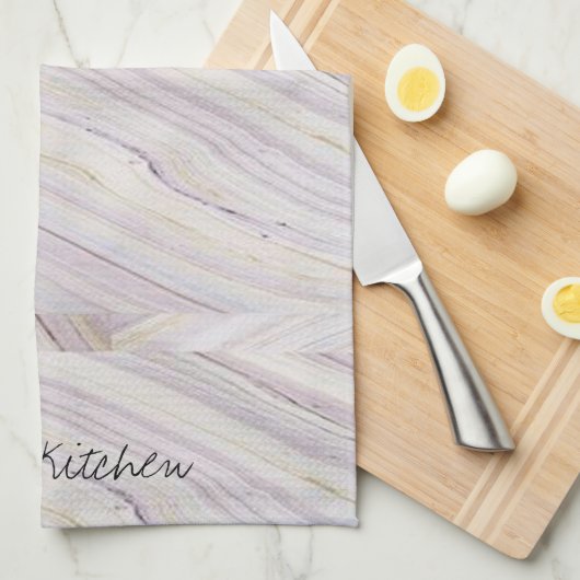 Beige Küche Handtuch (Viertel Falte)