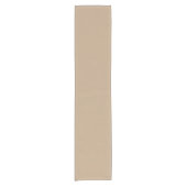Beige Kurzer Tischläufer (Vorderseite)